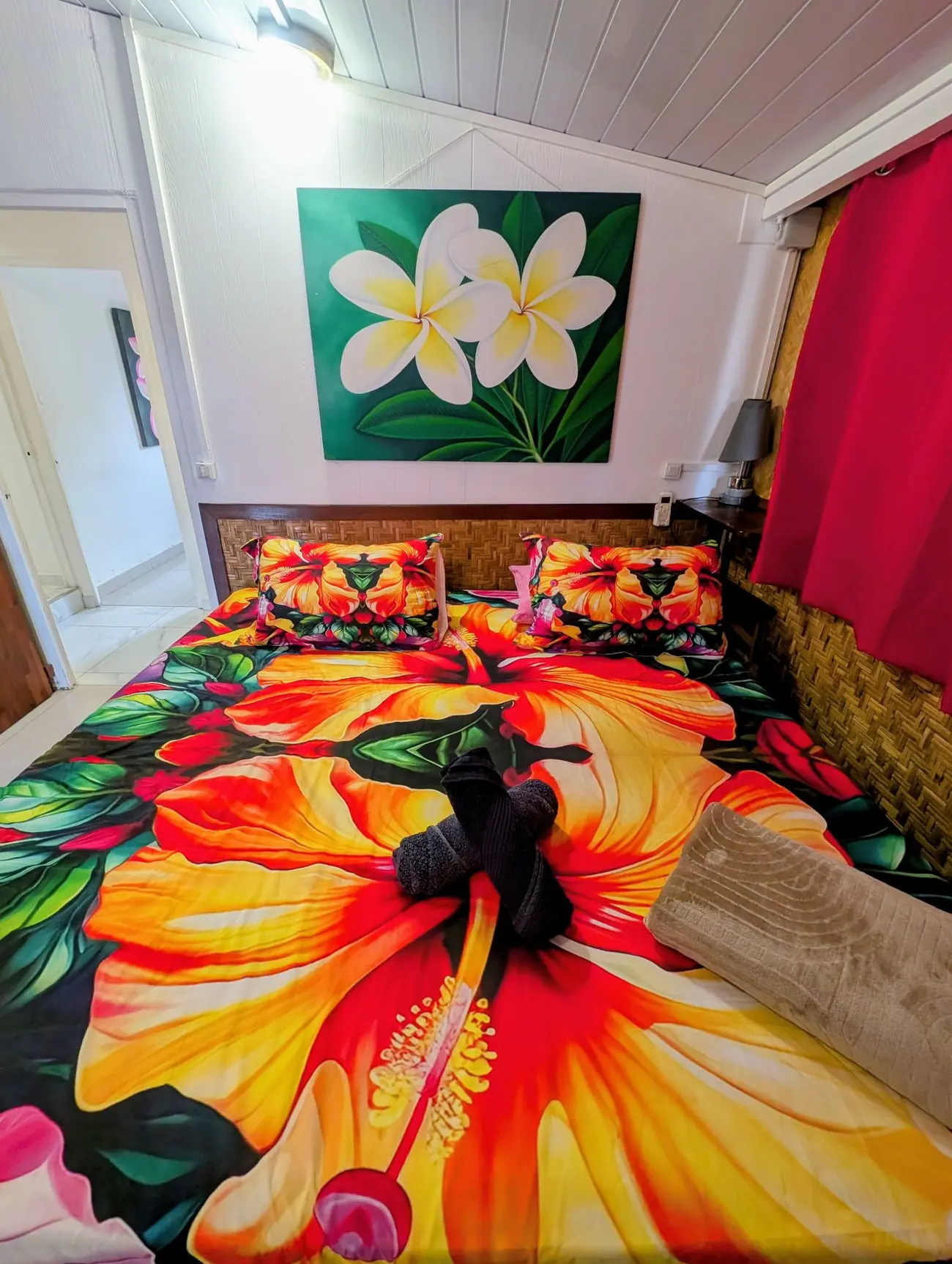 Chambre fleurie